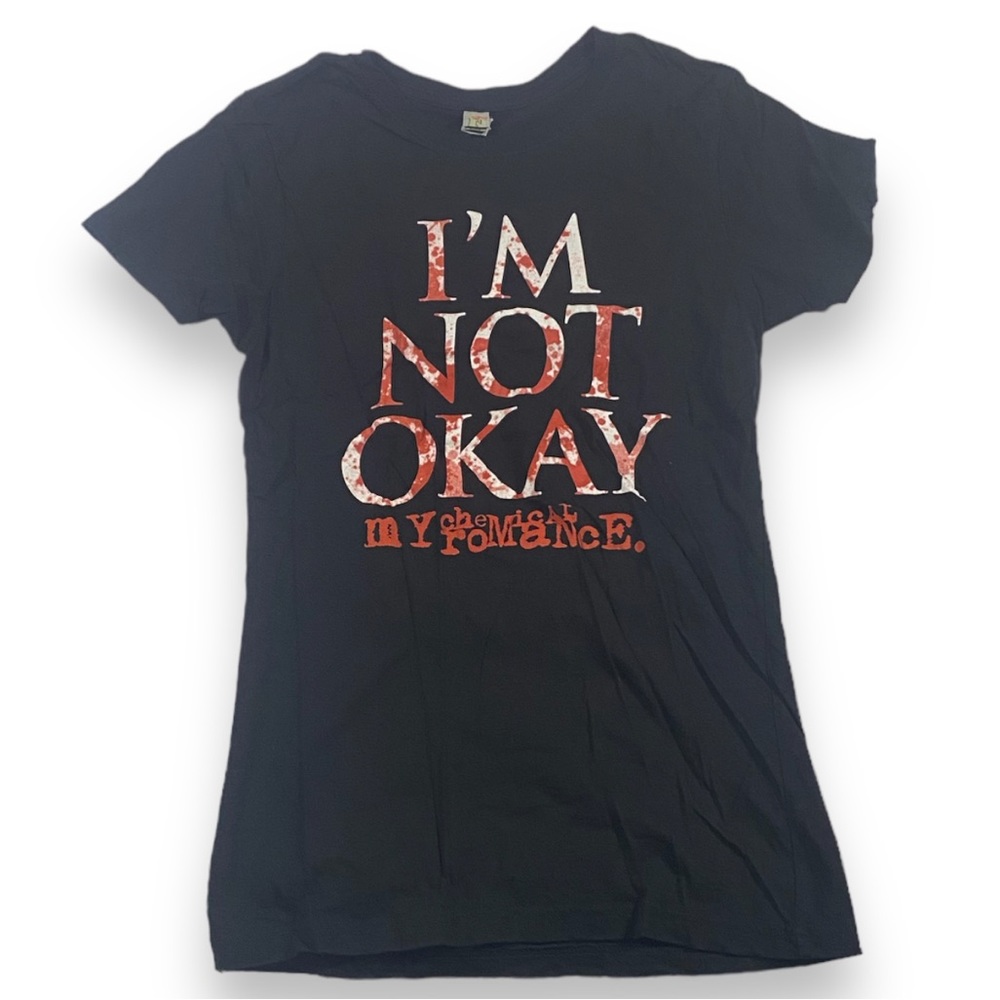 Vintage My Chemical Romance I’m Not Okay T-Shirt RockMe Tag Band Tee Emo Rare